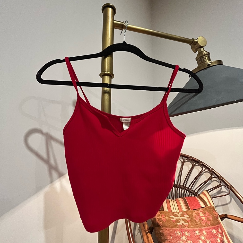 Red Crop Top